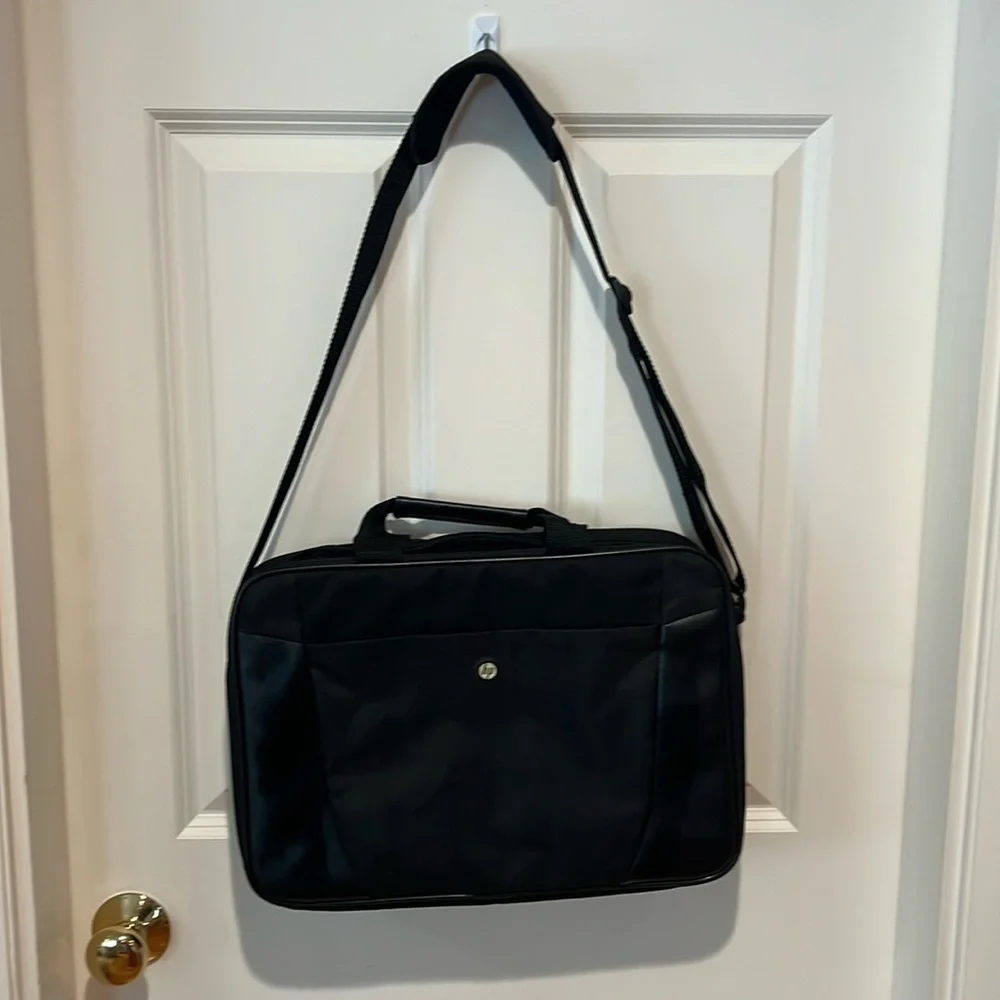 HP, black laptop bag. NWOT.